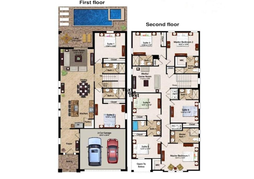 491-Luxury Villa W Pool &Spa Orlando Exterior foto